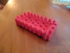 Hexagon Soap Dish 3D Printer Model