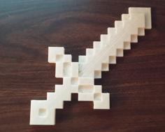 Minecraft Sword 3D Printer Model