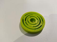 Faster Spinning Customisable Gyro 3D Printer Model