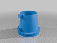 Cable Outlett For 2x 68mm On The Roof, Made Of ASA/TPU 3D Printer Model