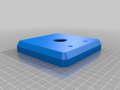 Wall Plate With Hole For Speaker Wires 3D Printer Model