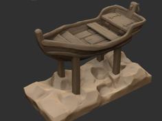 Rowboat A’la Sea Of Thieves 3D Printer Model