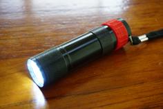 Harbor Freight 18650 Flashlight Battery Adapter 3D Printer Model