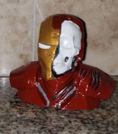 Iron Man Skull Bust 3D Printer Model