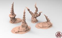 Tyty Tyran Tyranid 40k Starship Trooper Notable Small Terrain Remix Part 4 3D Printer Model