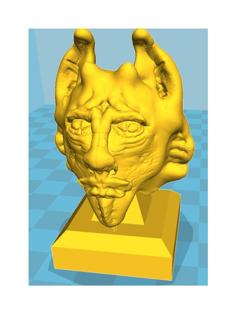 AlieNn Head 3D Printer Model