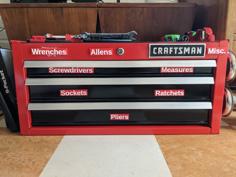 Customizable Toolbox Labels W/ Embedded Magnet 3D Printer Model