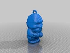 Mini Chewie Keychain 3D Printer Model