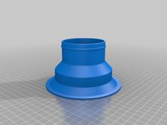 Manrose MF100 75mm Adapter 3D Printer Model