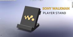 Sony Walkman Player Stand 3D Printer Model