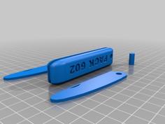 Pack 602 Knife V2.0 3D Printer Model