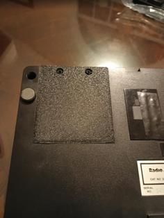 TRS-80 Model 100 Battery Cover 3D Printer Model