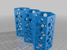 Hex Paint Rack 3X 3D Printer Model