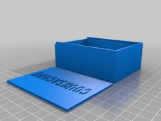 Coursacado MTG Deck Box 3D Printer Model