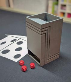 Modern Dice Tower 3D Printer Model