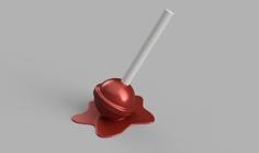 Melting Lollipop 3D Printer Model