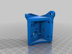 Tough Dual Hotend Mount 3D Printer Model