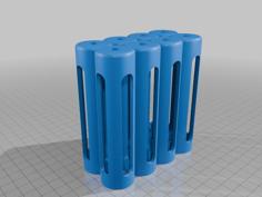 Test Tube Rack X8 3D Printer Model