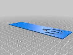 Unitarian Universalist Association Logo Bookmark 3D Printer Model