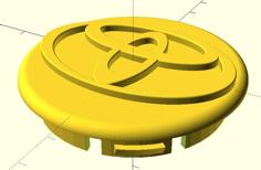 Wheel Cap (any Logo) Generator 3D Printer Model