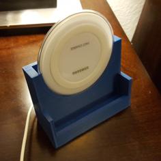 Samsung Wireless Charger Stand 3D Printer Model