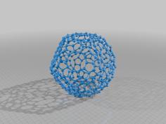 KEPLER-STEWART TRUNCATED DODECAHEDRON 1 3D Printer Model