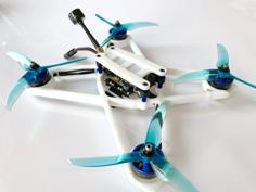 ARS-5 V2.0  5″ Racing Drone 3D Printer Model