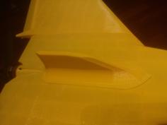 Flying Wing Launcher – Add-on For GASB One 3D Printer Model