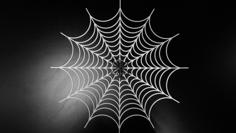 Spooky Spider And Web 3D Printer Model