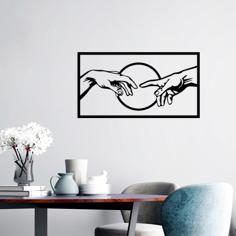 Laser Cut Hands Wall Decor