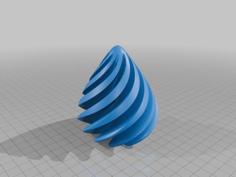 MAGNETIC SPIRAL ICE CREAM 3D Printer Model