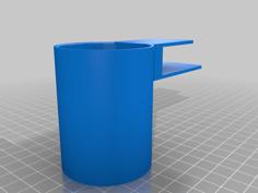 Pencil Holder For A Shelf Board 3D Printer Model