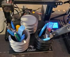 Threaded Organizer 3D Printer Model