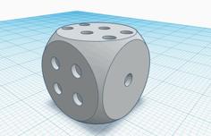 6 Sided Dice 3D Printer Model