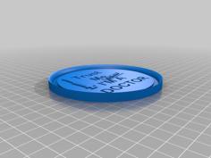 Doctor Coaster 3D Printer Model