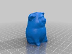 Lucky Pig Bobble 3D Printer Model