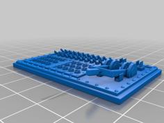 Industrial Control Panel Wall Greeble 3D Printer Model