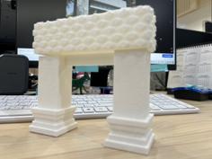 The University Gate(NCKU ) 3D Printer Model