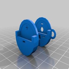 2032 Coin Cell Battery Holder 3D Printer Model