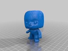 Chewbacca Bobblehead Refined 3D Printer Model