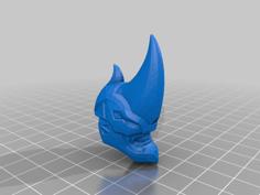 Rhino Head 3D Printer Model