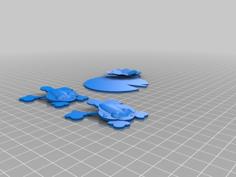 Frog Flipper; Lily Pad Game – Work In Progress 3D Printer Model