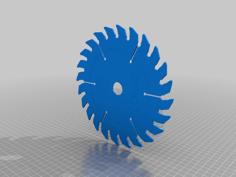 Circular Saw Blade 3D Printer Model