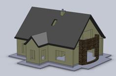 Basic House Design 3D Printer Model