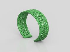 Voronoi Bracelet 3D Printer Model