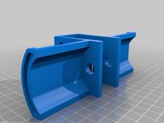 ENGOPS Cubicle Headphone Holder 3D Printer Model