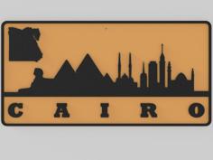 Wall Plate Skyline – Cairo 3D Printer Model