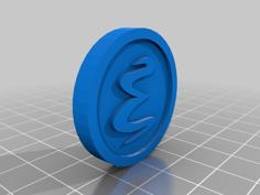 Emacs Coin 3D Printer Model