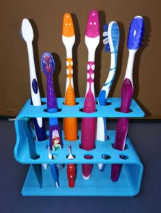 Toothbrush Holder 3D Printer Model