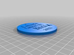 Cancer Ornament 3D Printer Model